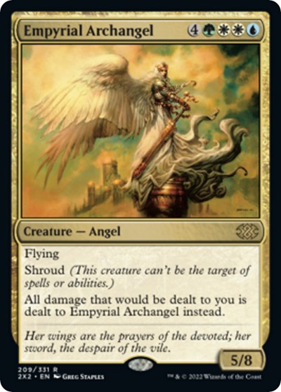 Empyrial Archangel (Double Masters 2022) Light Play Foil