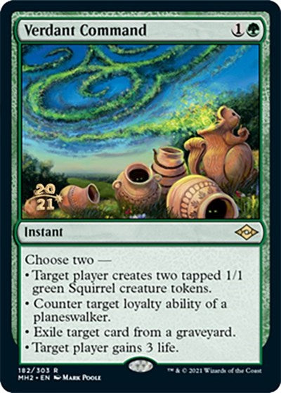 Verdant Command (Promos: Prerelease Cards) Near Mint Foil