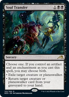Soul Transfer (Kamigawa: Neon Dynasty) Medium Play Foil