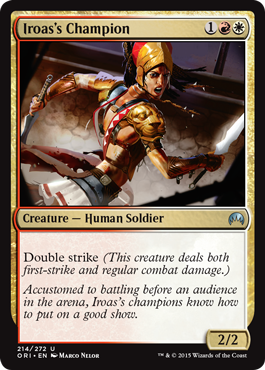 Iroas's Champion (Magic Origins) Medium Play