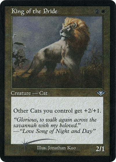 King of the Pride Retro Frame Foil Etched|0|0|0.00