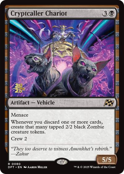 Cryptcaller Chariot (Promos: Prerelease Cards) Light Play Foil