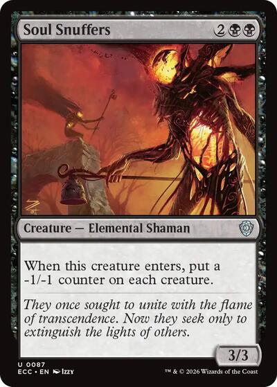 Soul Snuffers (Commander: Lorwyn Eclipsed) Light Play
