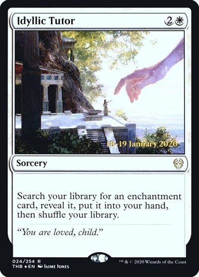 Idyllic Tutor (Promos: Prerelease Cards) Light Play Foil