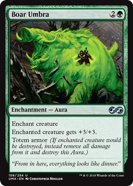 Boar Umbra (Ultimate Masters) Light Play Foil