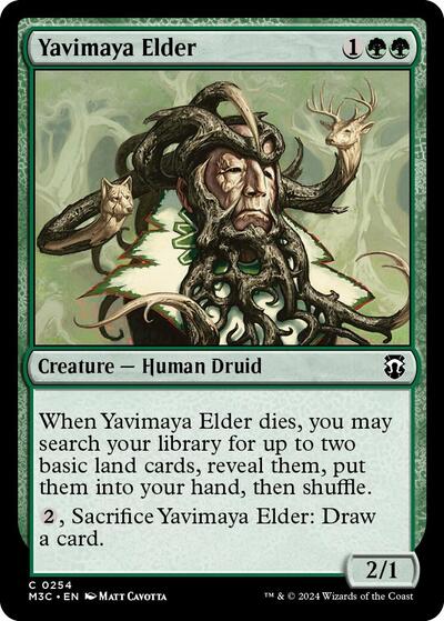 Yavimaya Elder (Commander: Modern Horizons 3) Light Play