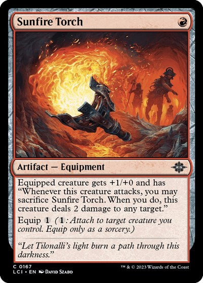 Sunfire Torch (The Lost Caverns of Ixalan) Light Play