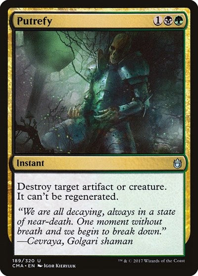 Putrefy (Commander Anthology) Light Play