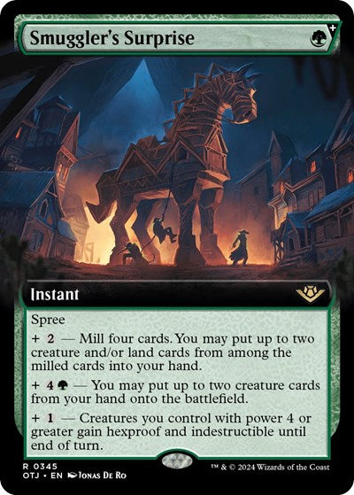 Smuggler's Surprise (Extended Art) (Outlaws of Thunder Junction) Damaged / Poor Foil