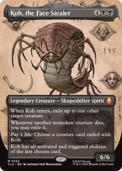 Koh, the Face Stealer (Borderless) (Avatar: The Last Airbender) Near Mint Foil