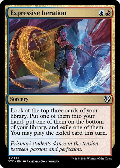 Expressive Iteration (Commander: Outlaws of Thunder Junction) Near Mint