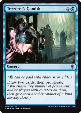 Tezzeret's Gambit (Commander 2016 Edition) Medium Play
