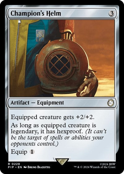 Champion's Helm (Universes Beyond: Fallout) Light Play