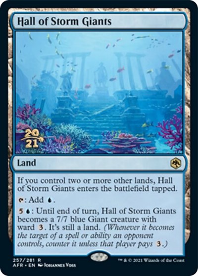 Hall of Storm Giants (Promos: Prerelease Cards) Near Mint Foil