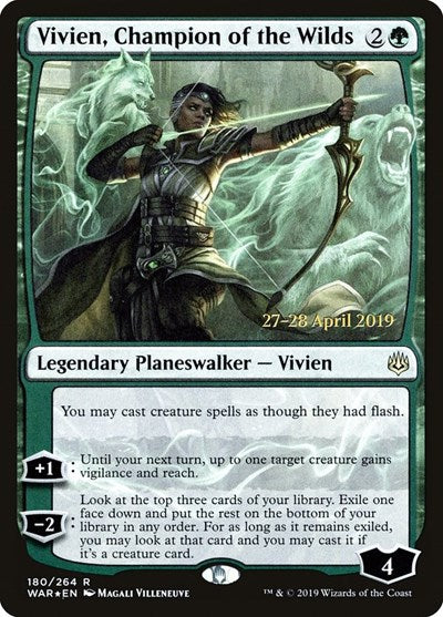 Vivien, Champion of the Wilds (Promos: Prerelease Cards) Near Mint Foil