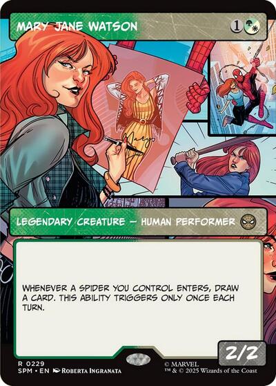 Mary Jane Watson (Borderless) (Marvel's Spider-Man) Light Play Foil