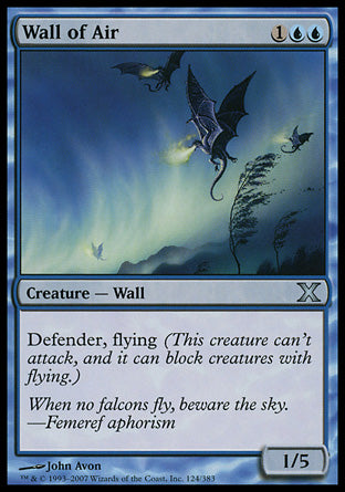 Wall of Air (10th Edition) Near Mint Foil