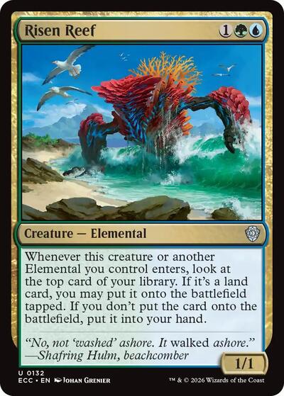 Risen Reef (Commander: Lorwyn Eclipsed) Near Mint
