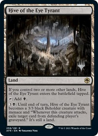 Hive of the Eye Tyrant (Promo Pack: Adventures in the Forgotten Realms) Medium Play Foil