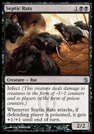 Septic Rats (Mirrodin Besieged) Medium Play Foil