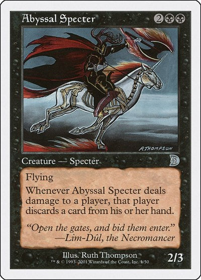 Abyssal Specter (Promos: Deckmasters Garfield vs Finkel) Medium Play