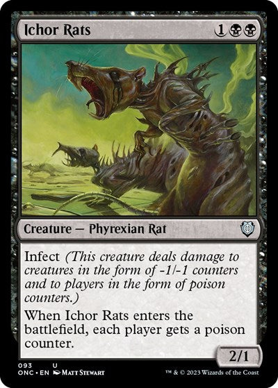 Ichor Rats (Commander: Phyrexia: All Will Be One) Near Mint