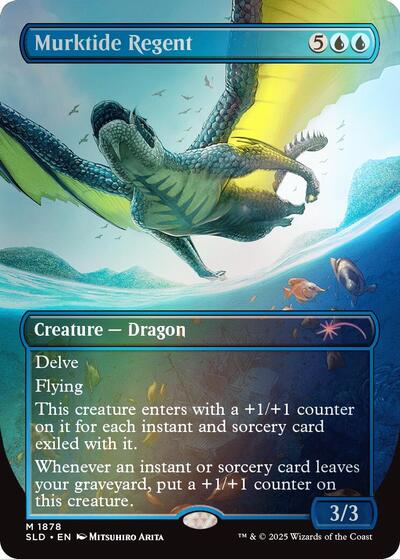 Murktide Regent (Rainbow Foil) (Secret Lair) Near Mint Foil