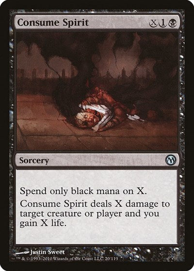 Consume Spirit (Duels of the Planeswalkers) Light Play