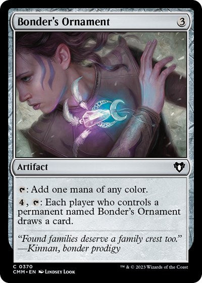 Bonder's Ornament (Commander Masters) Light Play Foil