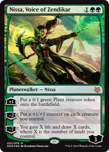 Nissa's Chosen (Duel Decks: Nissa vs Ob Nixilis) Medium Play