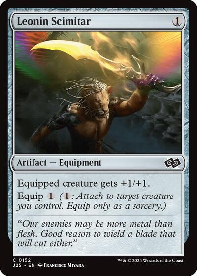 Leonin Scimitar (Foundations Jumpstart) Light Play
