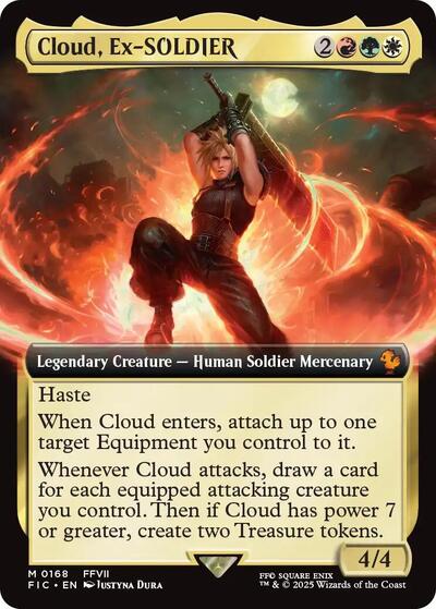 Cloud, Ex-SOLDIER (Extended Art) (Commander: FINAL FANTASY) Near Mint