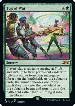 Tug of War (Galaxy Foil) (Unfinity) Near Mint Foil