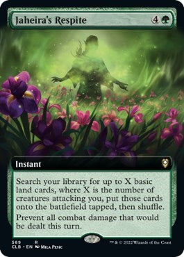 Jaheira's Respite (Extended Art) (Commander Legends: Battle for Baldur's Gate) Light Play Foil