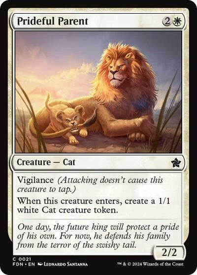 Prideful Parent (Foundations) Near Mint Foil
