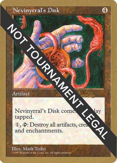 Nevinyrral's Disk - 1998 Randy Buehler (5ED) (World Championship Decks) Light Play