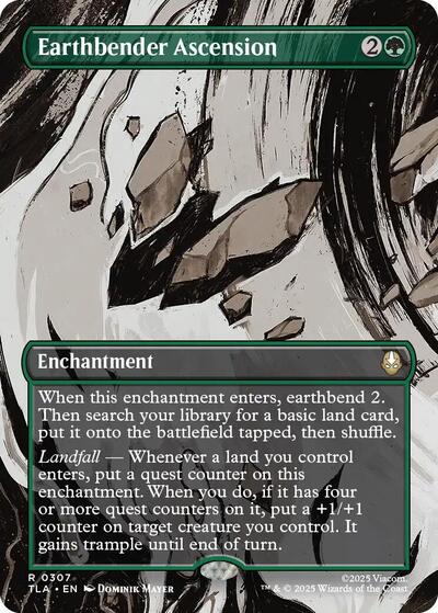 Earthbender Ascension (Borderless) (Avatar: The Last Airbender) Light Play
