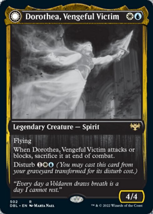 Dorothea, Vengeful Victim / Dorothea's Retribution (Innistrad: Double Feature) Medium Play Foil