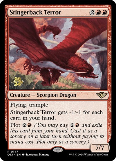 Stingerback Terror (Promos: Prerelease Cards) Light Play Foil