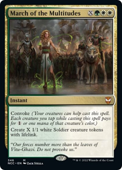 March of the Multitudes (Commander: Streets of New Capenna) Light Play