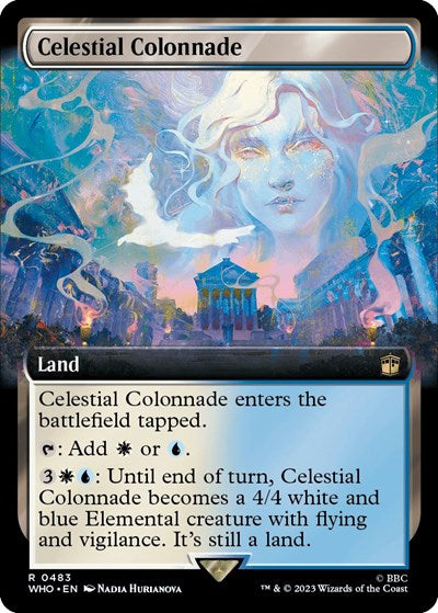 Celestial Colonnade (Extended Art) (Universes Beyond: Doctor Who) Light Play Foil