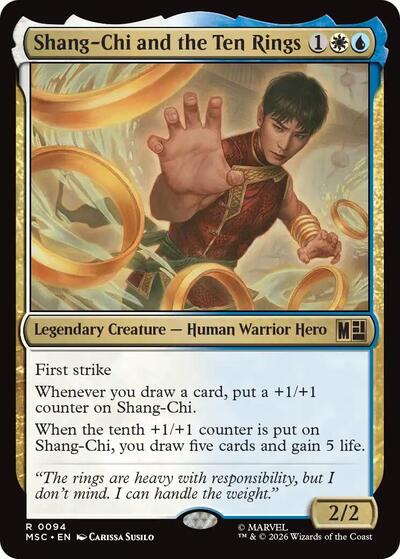 Shang-Chi and the Ten Rings (Surge Foil) (Commander: Marvel Super Heroes) Near Mint Foil