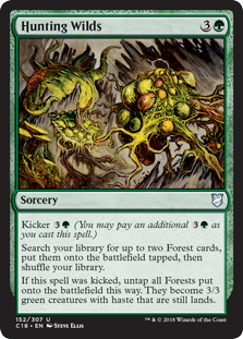 Hunting Wilds (Commander 2018) Medium Play
