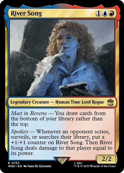 River Song (Universes Beyond: Doctor Who) Near Mint Foil