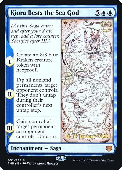 Kiora Bests the Sea God (Promos: Prerelease Cards) Near Mint Foil