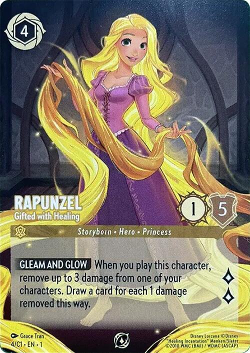 Rapunzel - Gifted with Healing (Disney Lorcana Promo Cards) Near Mint