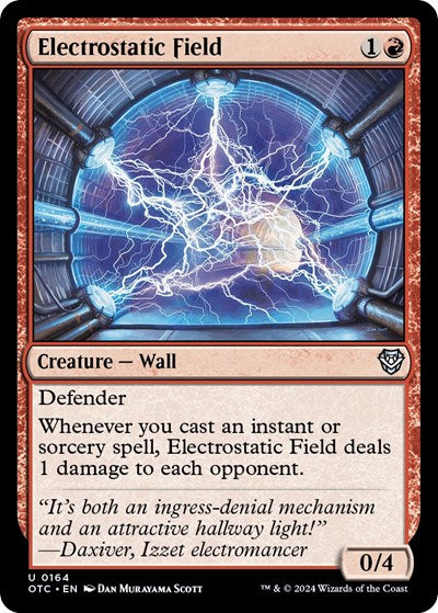 Electrostatic Field (Commander: Outlaws of Thunder Junction) Damaged / Poor
