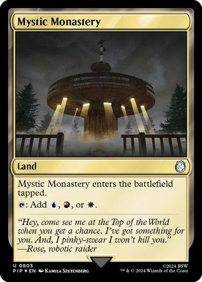 Mystic Monastery (Surge Foil) (Universes Beyond: Fallout) Near Mint Foil