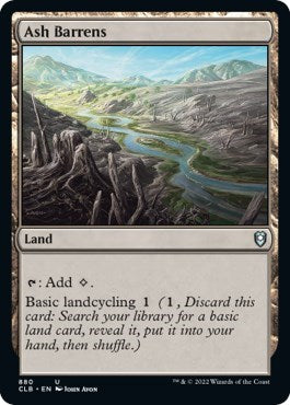 Ash Barrens (Commander Legends: Battle for Baldur's Gate) Light Play