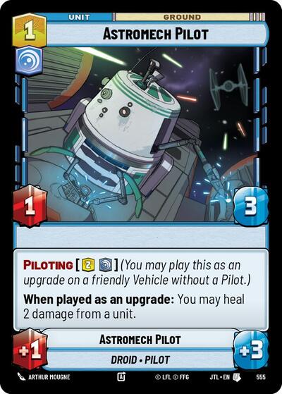 Astromech Pilot (Foil) (Jump to Lightspeed) Near Mint Foil